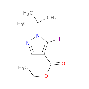 Ethyl 1-(tert-butyl)-5-iodo-1H-pyrazole-4-carboxylate