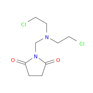 N-(BIS(2-CHLOROETHYL)AMINOMETHYL)SUCCINIMIDE
