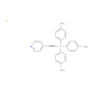 Gold, (4-pyridinylethynyl)[tris(4-methylphenyl)phosphine]-