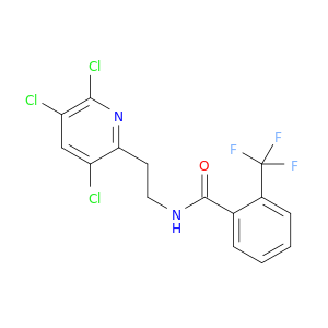 Benzamide, N-[2-(3,5,6-trichloro-2-pyridinyl)ethyl]-2-(trifluoromethyl)-