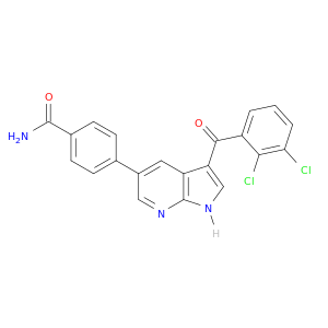 Benzamide, 4-[3-(2,3-dichlorobenzoyl)-1H-pyrrolo[2,3-b]pyridin-5-yl]-