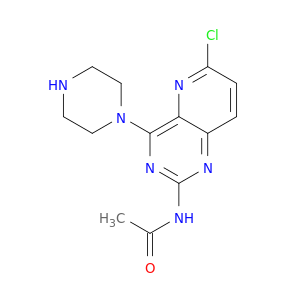 Acetamide, N-[6-chloro-4-(1-piperazinyl)pyrido[3,2-d]pyrimidin-2-yl]-