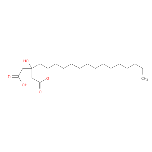 2H-Pyran-4-acetic acid, tetrahydro-4-hydroxy-2-oxo-6-tridecyl-