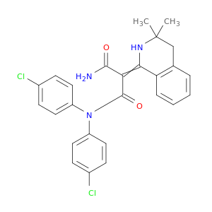 Propanediamide,N1,N3-bis(4-chlorophenyl)-2-(3,4-dihydro-3,3-dimethyl-1(2H)-isoquinolinylidene)-