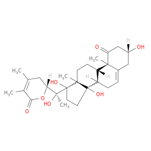 (6R)-6-[(1S)-1-hydroxy-1-[(3R,8R,9S,10R,13R,14R,17R)-3,14,17-trihydroxy-10,13-dimethyl-1-oxo-2,3,4,7,8,9,11,12,15,16-decahydrocyclopenta[a]phenanthren-17-yl]ethyl]-3,4-dimethyl-5,6-dihydropyran-2-one
