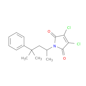 1H-Pyrrole-2,5-dione, 3,4-dichloro-1-(1,3-dimethyl-3-phenylbutyl)-