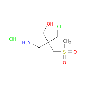 3-Amino-2-(chloromethyl)-2-(methanesulfonylmethyl)propan-1-ol hydrochloride