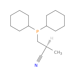 Propanenitrile, 3-(dicyclohexylphosphino)-2-methyl-, (2S)-
