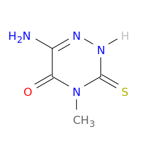 1,2,4-Triazin-5(2H)-one, 6-amino-3,4-dihydro-4-methyl-3-thioxo-