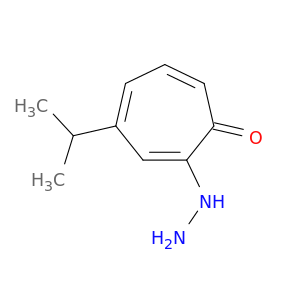 2,4,6-Cycloheptatrien-1-one, 2-hydrazino-4-(1-methylethyl)-