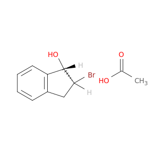1H-Inden-1-ol, 2-bromo-2,3-dihydro-, acetate, (1S,2S)-