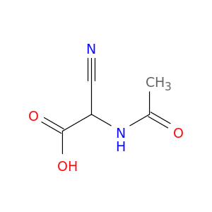 Acetic acid, (acetylamino)cyano-