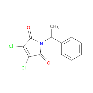 1H-Pyrrole-2,5-dione, 3,4-dichloro-1-(1-phenylethyl)-