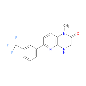 1-Methyl-6-(3-(trifluoromethyl)phenyl)-3,4-dihydropyrido[2,3-b]pyrazin-2(1H)-one