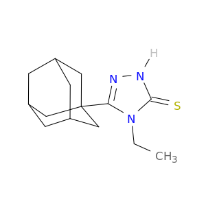 3H-1,2,4-Triazole-3-thione,4-ethyl-2,4-dihydro-5-tricyclo[3.3.1.13,7]dec-1-yl-