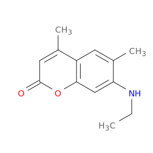 7-(乙氨基)-4,6-二甲基-2H-1-苯并吡喃-2-酮