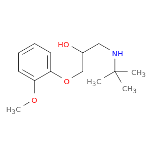 1-t-butylamino-3-(o-methoxyphenoxy)-2-propanol