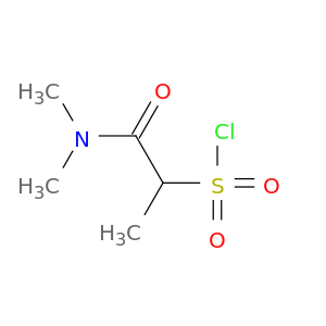 1-(dimethylcarbamoyl)ethane-1-sulfonyl chloride