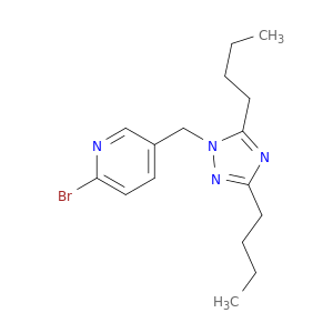 Pyridine, 2-bromo-5-[(3,5-dibutyl-1H-1,2,4-triazol-1-yl)methyl]-