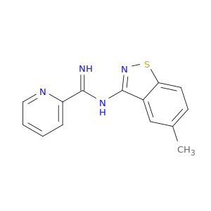 2-Pyridinecarboximidamide, N-(5-methyl-1,2-benzisothiazol-3-yl)-