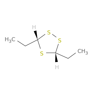 1,2,4-Trithiolane, 3,5-diethyl-, cis-