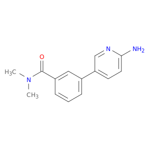 3-(6-Aminopyridin-3-yl)-N,N-dimethylbenzamide