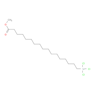 Heptadecanoic acid, 17-(trichlorosilyl)-, methyl ester