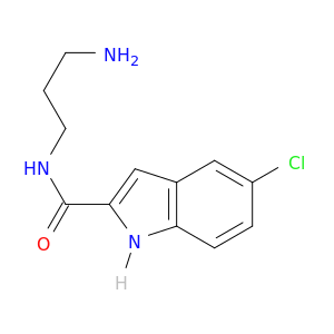N-(3-氨基丙基)-5-氯-1H-吲哚-2-甲酰胺