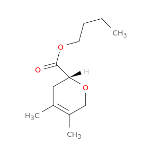 2H-Pyran-2-carboxylic acid, 3,6-dihydro-4,5-dimethyl-, butyl ester, (2R)-
