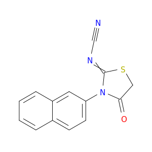 Cyanamide, [3-(2-naphthalenyl)-4-oxo-2-thiazolidinylidene]-
