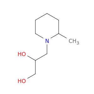 1,2-Propanediol, 3-(2-methyl-1-piperidinyl)-