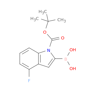 (1-(叔丁氧基羰基)-4-氟-1H-吲哚-2-)硼酸