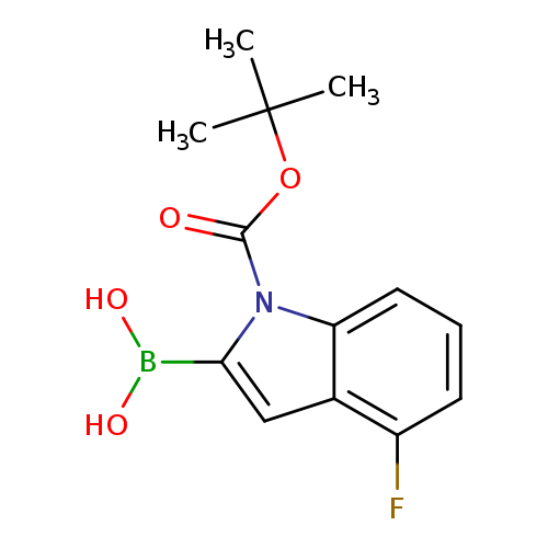 (1-(叔丁氧基羰基)-4-氟-1H-吲哚-2-)硼酸