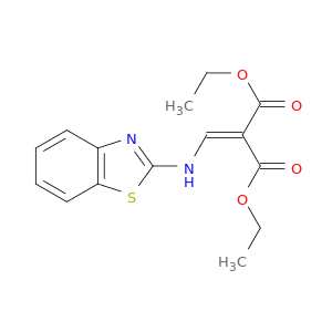 Propanedioic acid, [(2-benzothiazolylamino)methylene]-, diethyl ester