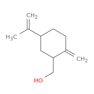 Cyclohexanemethanol, 2-methylene-5-(1-methylethenyl)-