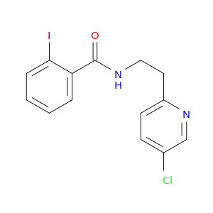 Benzamide, N-[2-(5-chloro-2-pyridinyl)ethyl]-2-iodo-