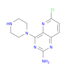 Pyrido[3,2-d]pyrimidin-2-amine, 6-chloro-4-(1-piperazinyl)-