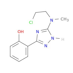 Phenol, 2-[5-[(2-chloroethyl)methylamino]-1H-1,2,4-triazol-3-yl]-