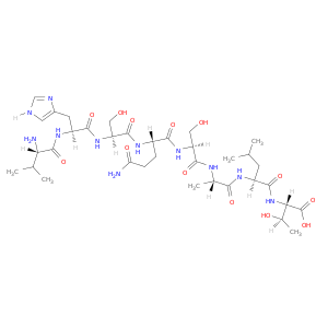 L-Threonine, L-valyl-L-histidyl-L-seryl-L-glutaminyl-L-seryl-L-alanyl-L-leucyl-