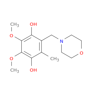 1,4-Benzenediol, 2,3-dimethoxy-5-methyl-6-(4-morpholinylmethyl)-