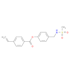 Benzoic acid, 4-ethenyl-, 4-[[(methylsulfonyl)amino]methyl]phenyl ester