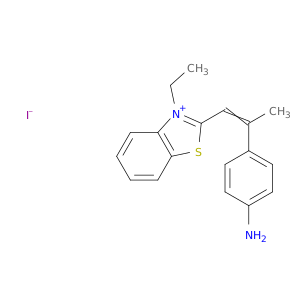 Benzothiazolium, 2-[2-(4-aminophenyl)-1-propenyl]-3-ethyl-, iodide