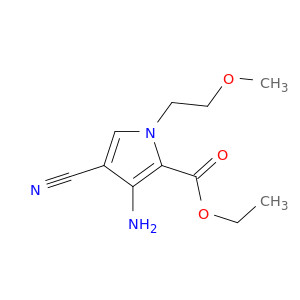 3-氨基-4-氰基-1-(2-甲氧基乙基)-1H-吡咯-2-羧酸乙酯