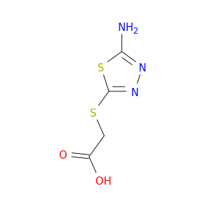 2-((5-Amino-1,3,4-thiadiazol-2-yl)thio)acetic acid