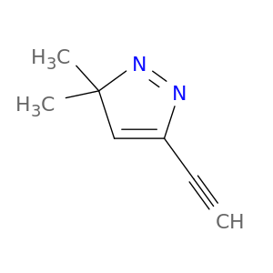 3H-Pyrazole, 5-ethynyl-3,3-dimethyl-