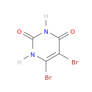 2,4(1H,3H)-Pyrimidinedione, 5,6-dibromo-