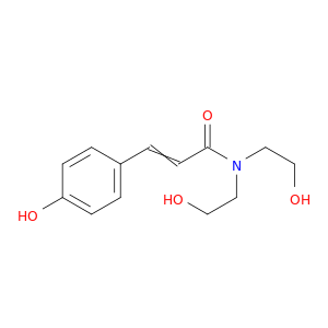 2-Propenamide, N,N-bis(2-hydroxyethyl)-3-(4-hydroxyphenyl)-