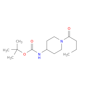 氨基甲酸,N-[1-(1-氧丁基)-4-哌啶基]-,1,1-二甲基乙酯