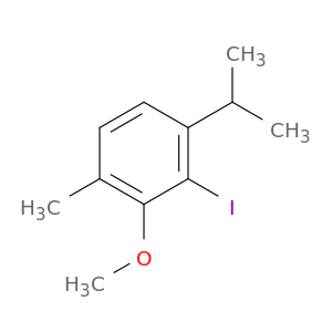 Benzene, 2-iodo-3-methoxy-4-methyl-1-(1-methylethyl)-