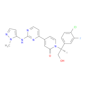 (S)-1-(1-(4-氯-3-氟苯基)-2-羟乙基)-4-(2-((1-甲基-1H-吡唑-5-基)氨基)嘧啶-4-基)吡啶-2(1H)-酮